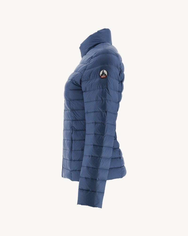 Blue JOTT Cha Lightweight Women's Down Jackets | TSG-0416