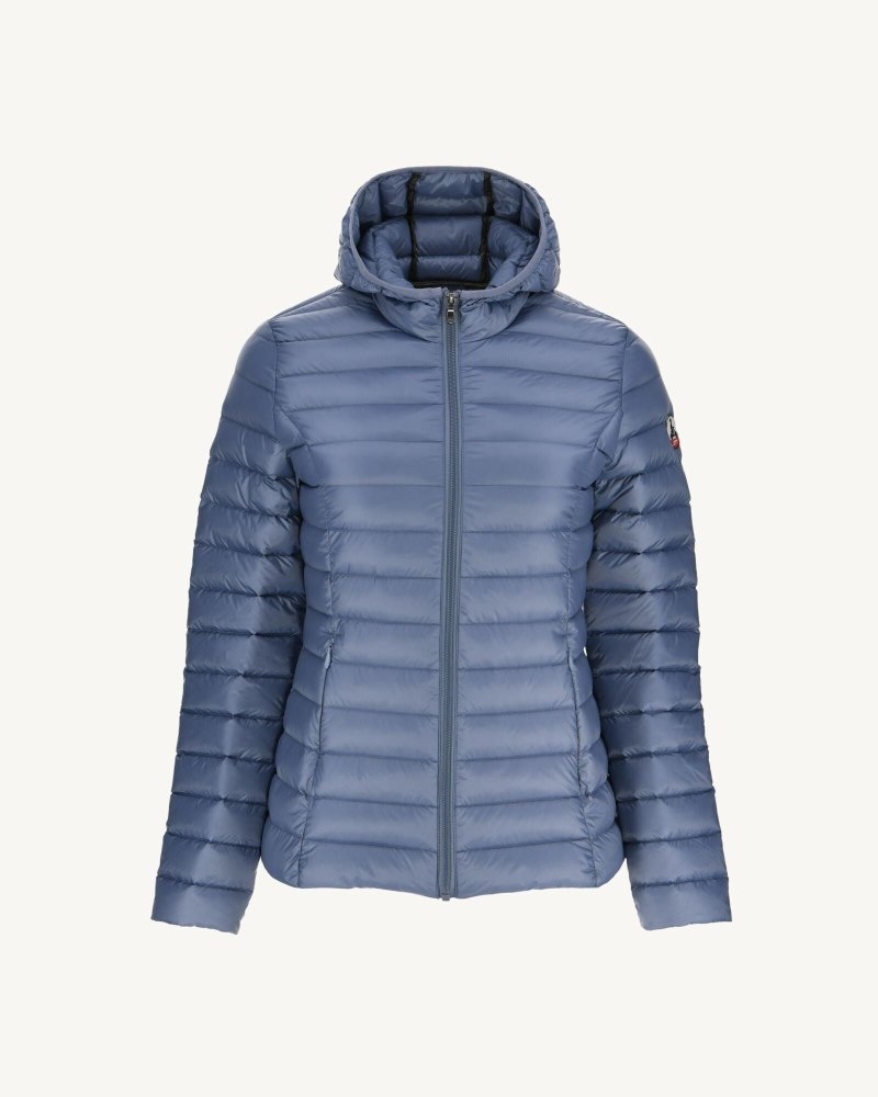 Blue JOTT Cloe Lightweight Hooded Women's Down Jackets | IDA-8070