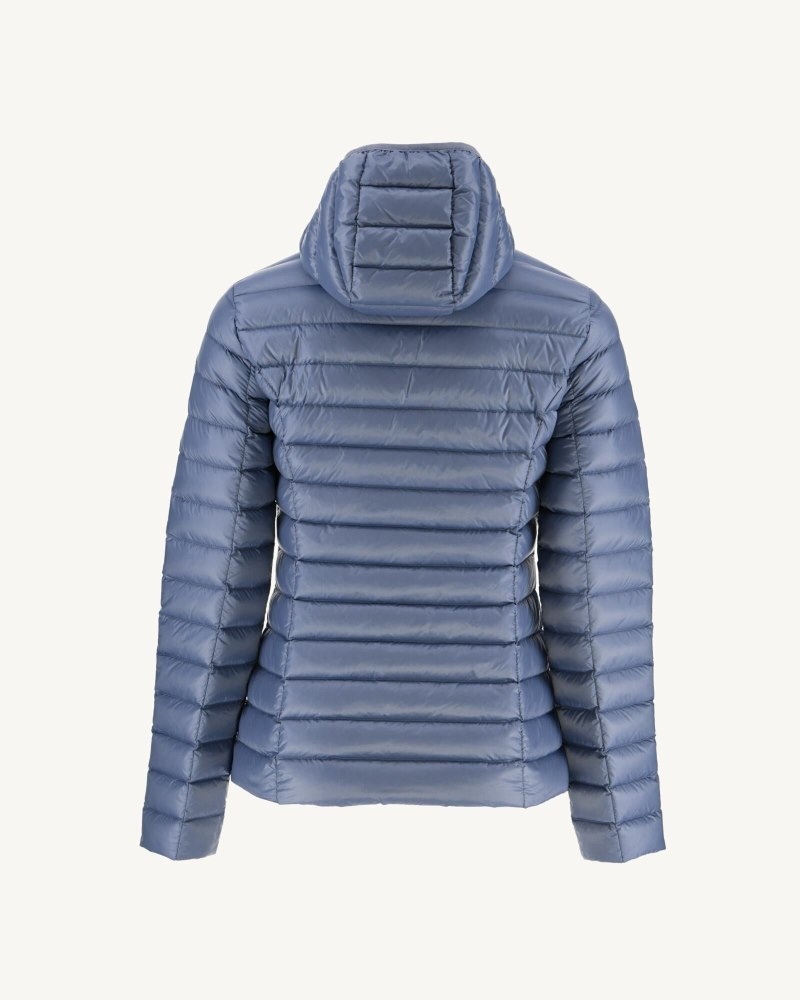 Blue JOTT Cloe Lightweight Hooded Women's Down Jackets | IDA-8070