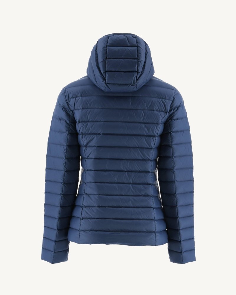 Blue JOTT Cloe Lightweight Hooded Women's Down Jackets | XVX-0130