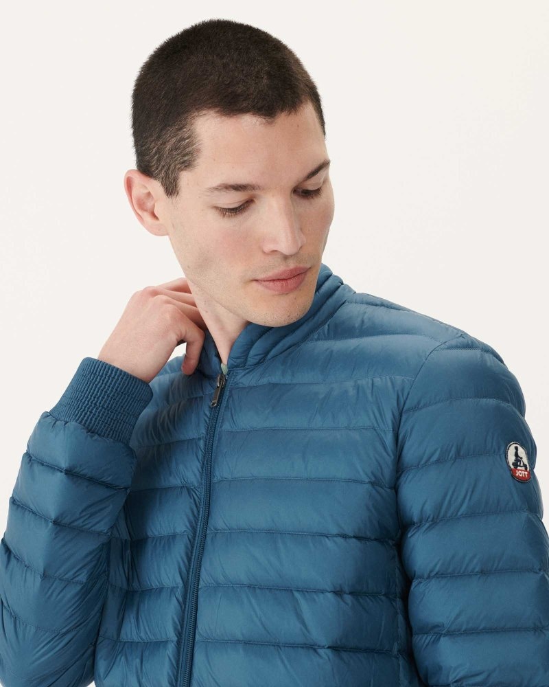 Blue JOTT Light Men's Down Jackets | VLJ-5572