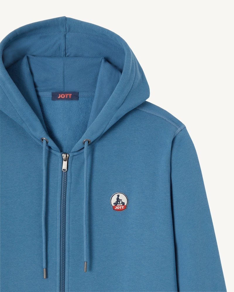 Blue JOTT Mexico Men's Hoodie | MKM-3000