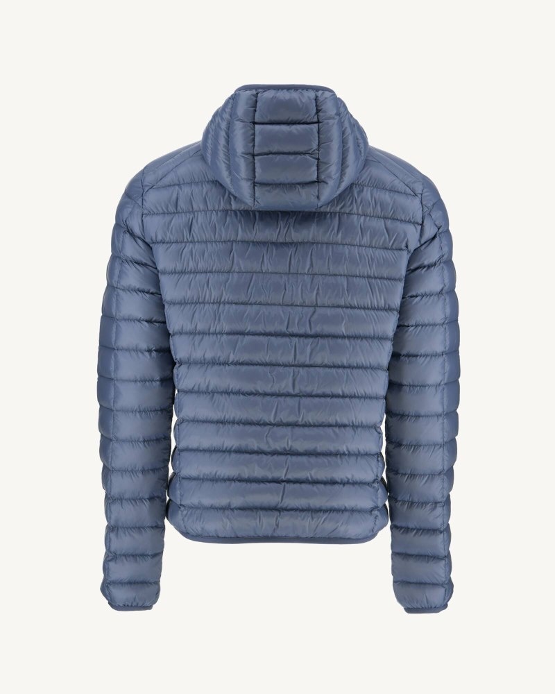 Blue JOTT Nico Light Hooded Men's Down Jackets | XVX-1543