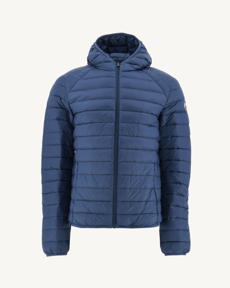 Blue JOTT Nico Light Hooded Men's Puffer Jackets | XGE-1053