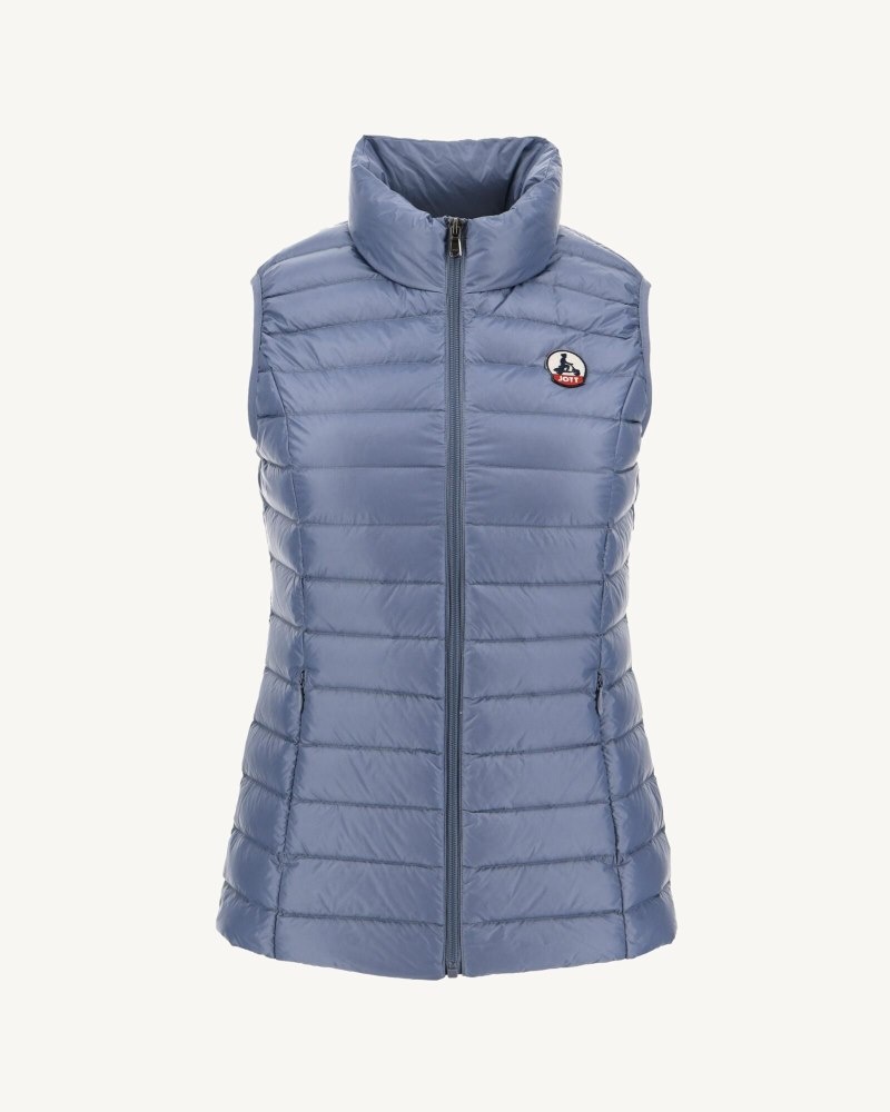 Blue JOTT Seda Light Sleeveless Women's Down Jackets | FTE-5499