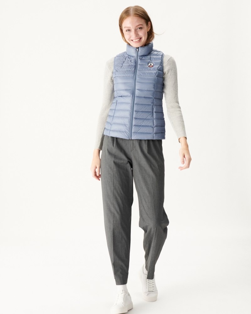 Blue JOTT Seda Light Sleeveless Women's Down Jackets | FTE-5499