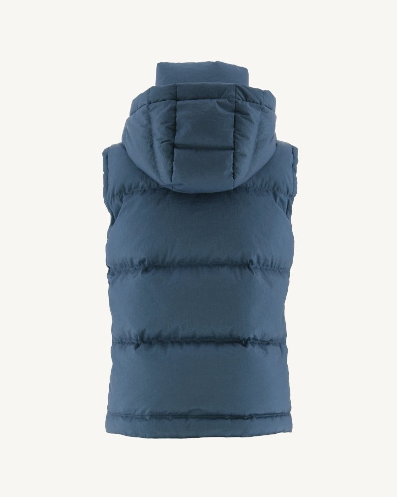 Blue JOTT Sevilla Great Cold Sleeveless Women's Down Jackets | XCJ-4790