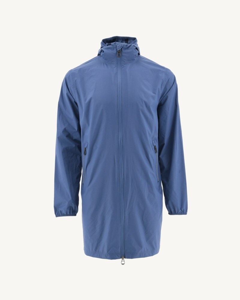 Blue JOTT Stockholm Pocketable Men's Rain Coats | HYU-4270