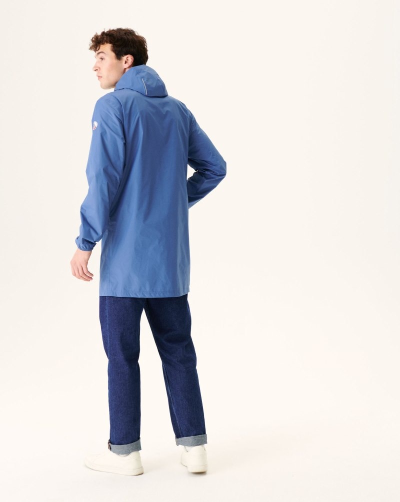 Blue JOTT Stockholm Pocketable Men's Rain Coats | HYU-4270