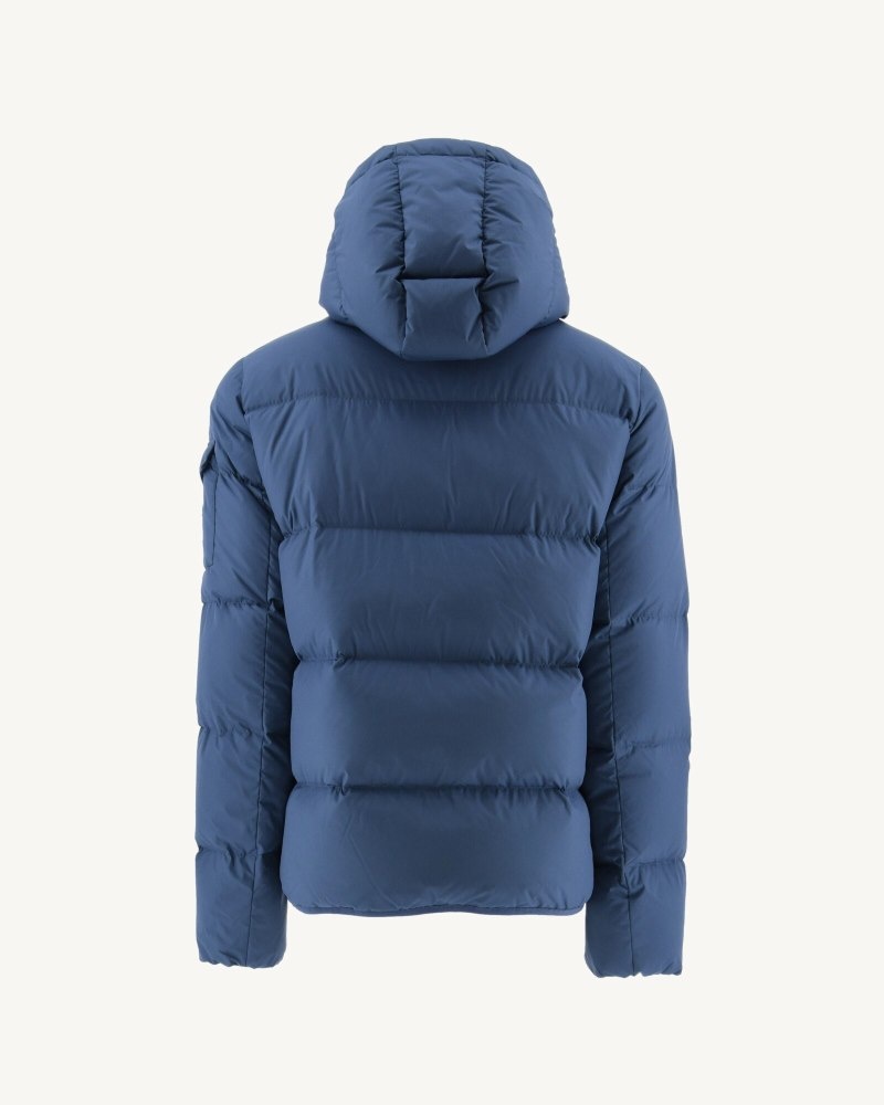 Blue JOTT Toledo Great Cold Hooded Men's Down Jackets | UOM-7258