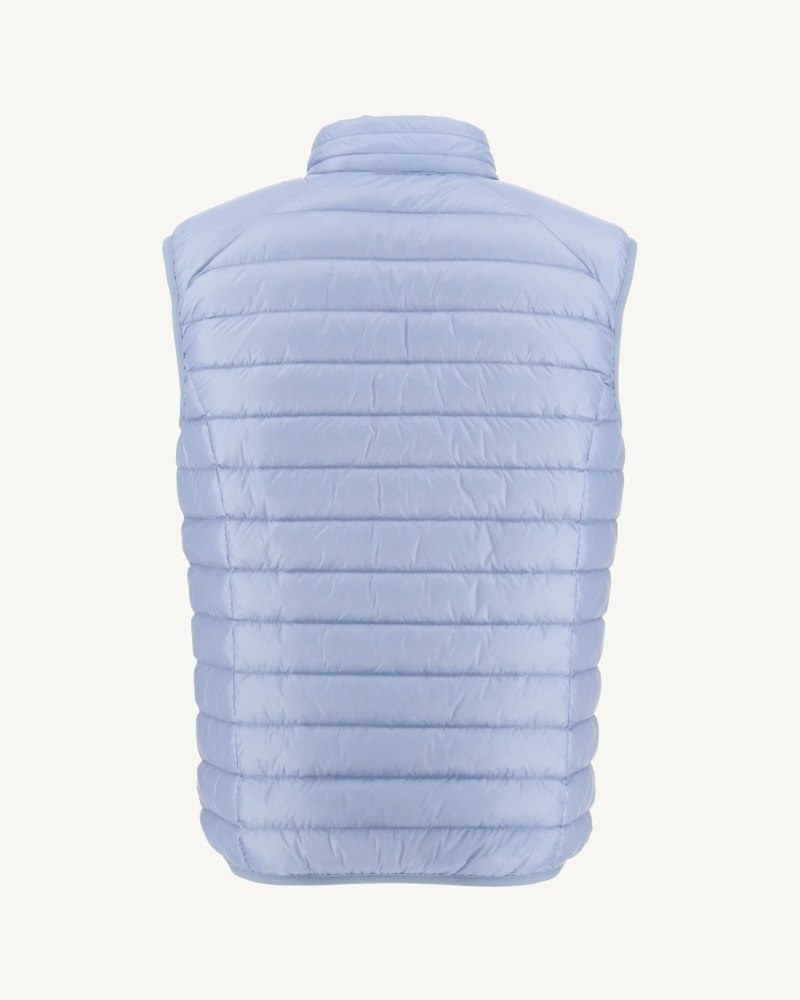 Blue JOTT Tom Lightweight Sleeveless Men's Down Jackets | QLE-0190