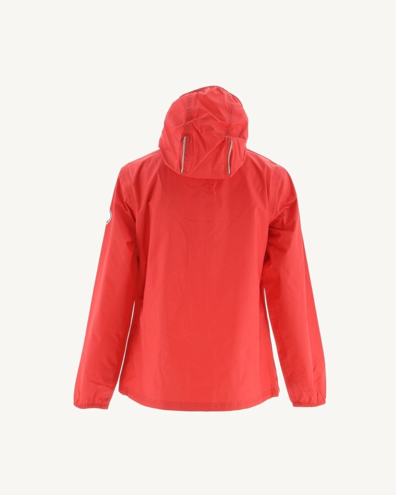 Bright Red JOTT Madeira Hooded Waterproof Kids' Jackets | YVI-4839