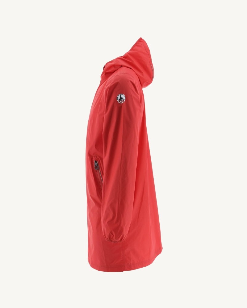 Bright Red JOTT Stockholm Pocketable Men's Rain Coats | KMP-2744