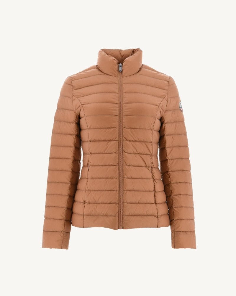 Brown JOTT Cha Lightweight Women's Padded Jackets | LCF-4257