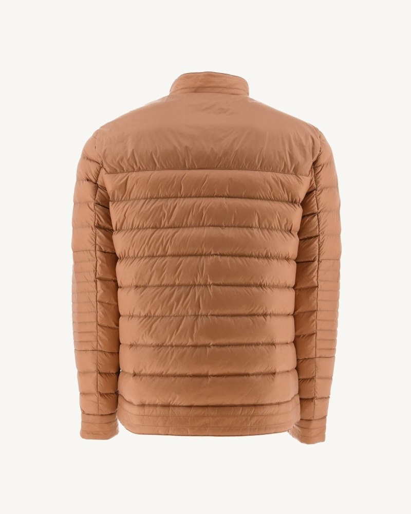 Brown JOTT David Men's Down Jackets | ZSR-1577