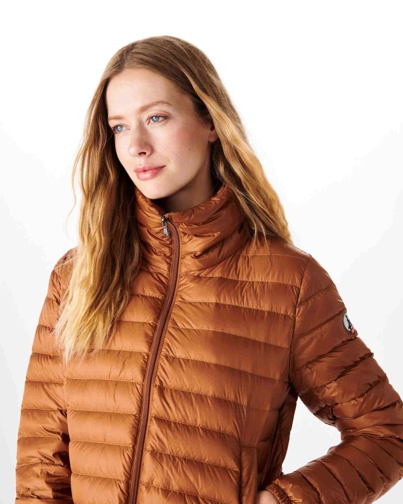 Brown JOTT Lightweight Louisa Women's Down Jackets | RRK-7584