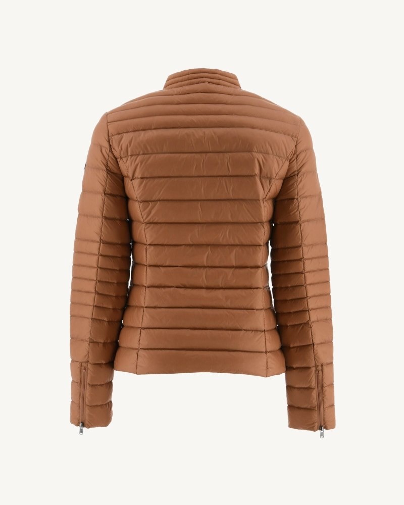 Brown JOTT Nina Lightweight Women's Padded Jackets | HMB-5452