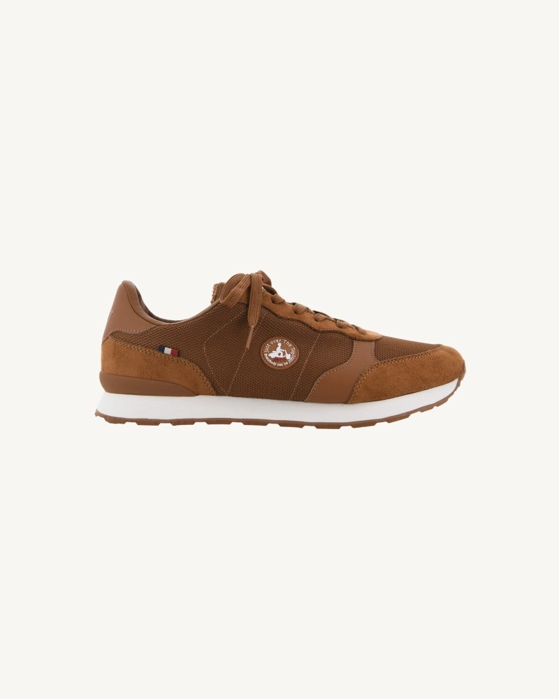 Brown JOTT Run Men's Sneakers | PNT-7914