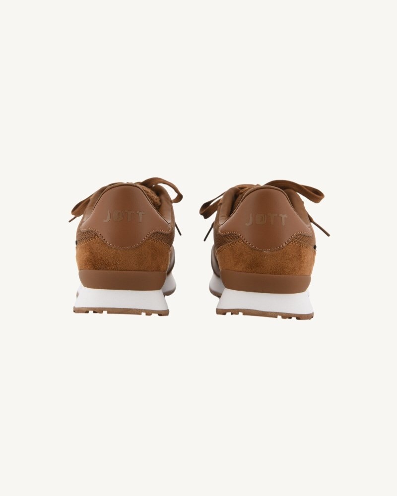 Brown JOTT Run Men's Sneakers | PNT-7914