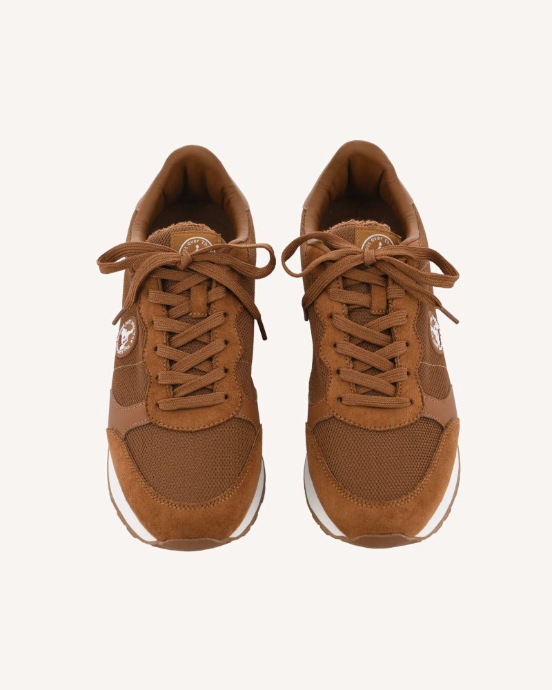 Brown JOTT Run Men's Sneakers | PNT-7914