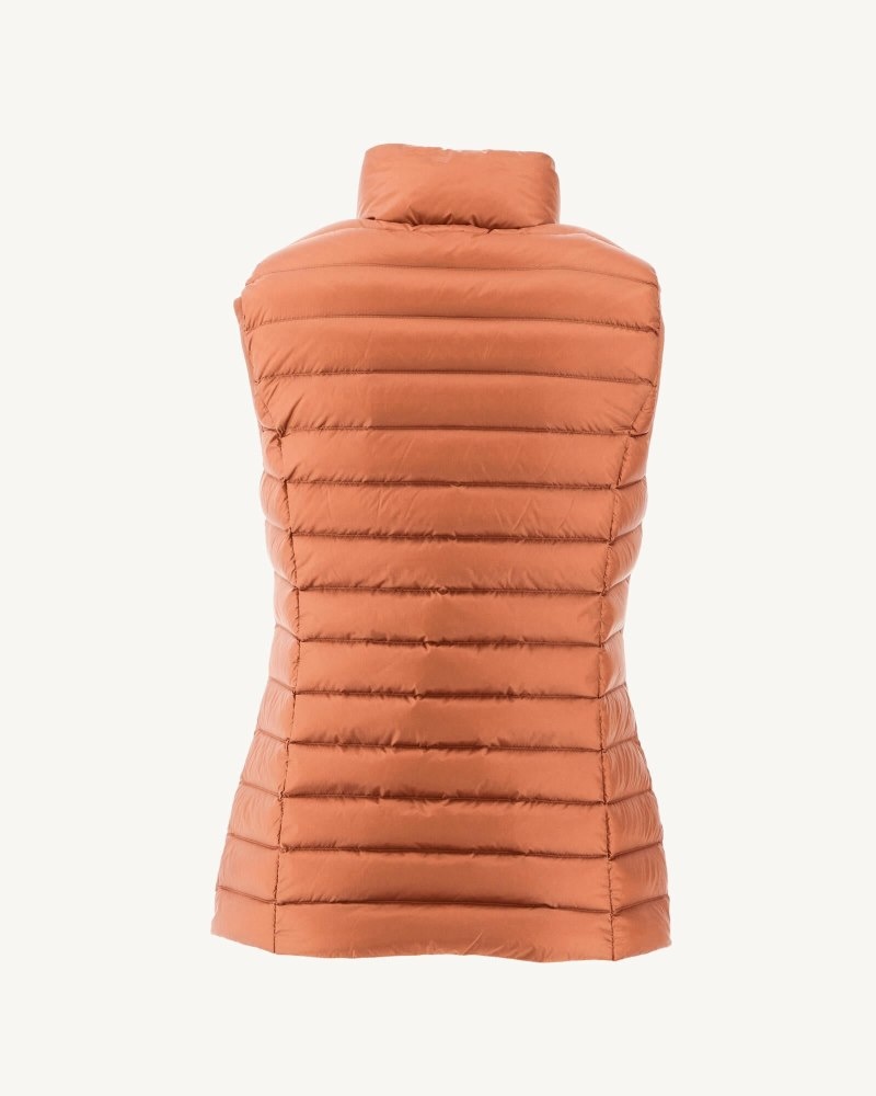 Brown JOTT Seda Light Sleeveless Women's Down Jackets | GUU-9702