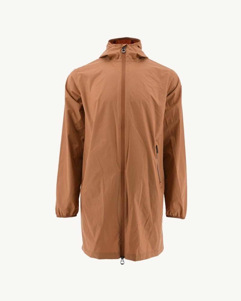 Brown JOTT Stockholm Pocketable Men's Rain Coats | YOH-3095