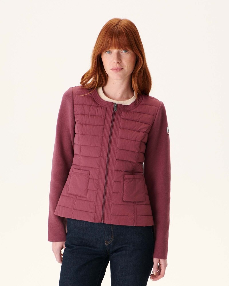 Burgundy JOTT Almeria Lightweight Women\'s Down Jackets | PMK-6027