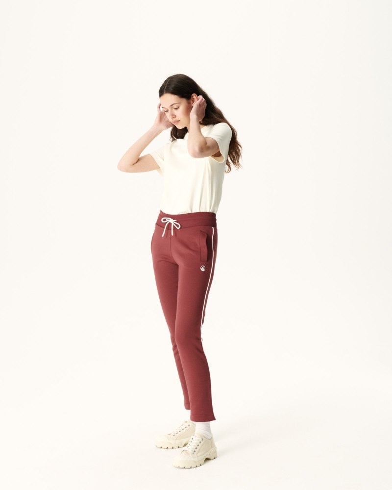 Burgundy JOTT Ingrina Technical Jersey Women's Jogger | YAJ-9545