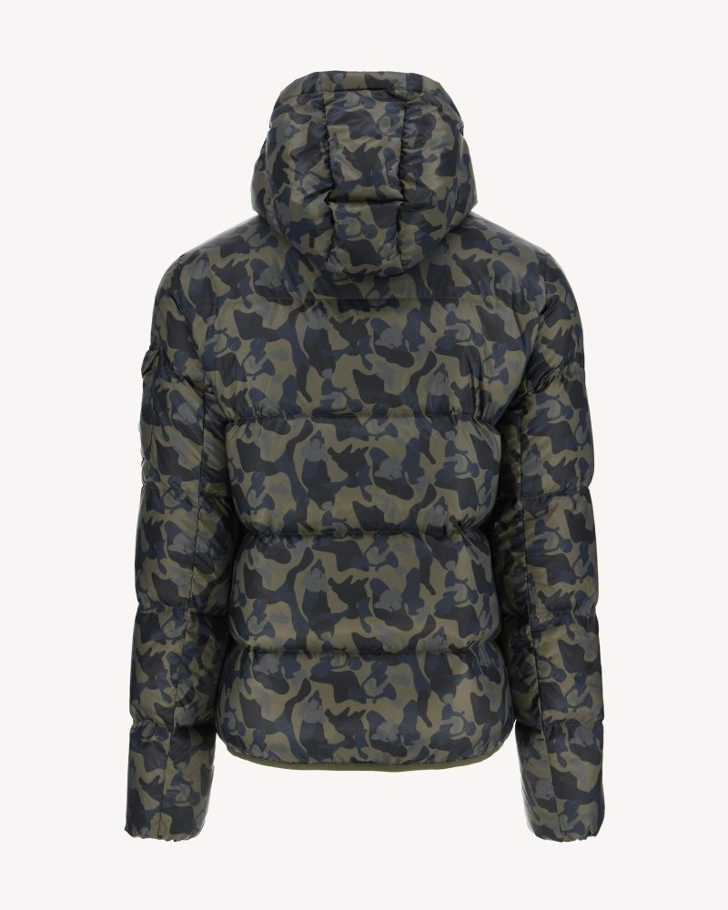 Camo Print JOTT Java Extreme Cold Hooded Men's Down Jackets | RZR-3347