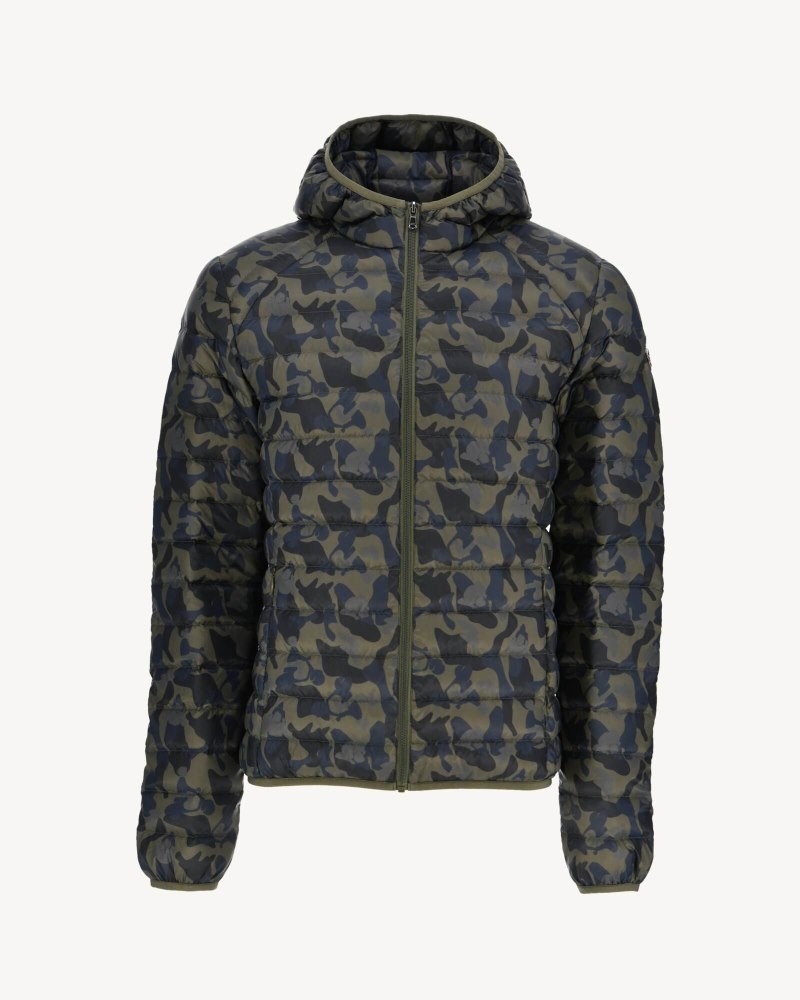 Camo Print JOTT Nico Lightweight Men's Padded Jackets | IIJ-5945