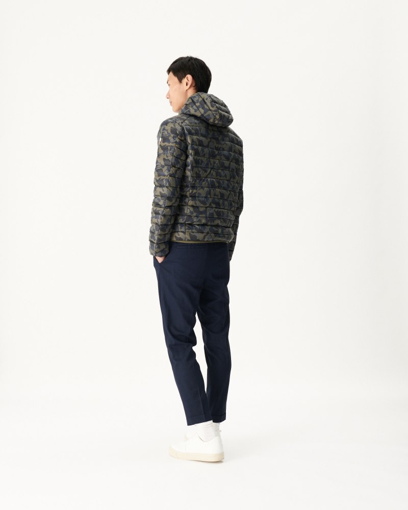 Camo Print JOTT Nico Lightweight Men's Padded Jackets | IIJ-5945