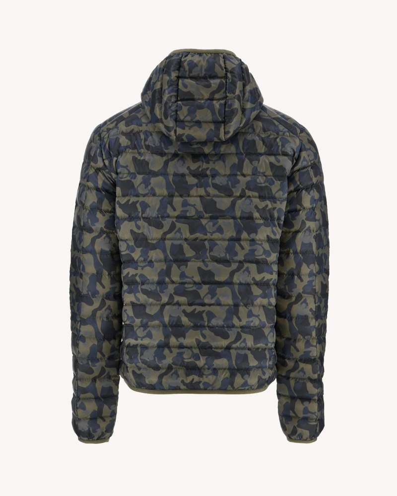 Camo Print JOTT Nico Lightweight Men's Padded Jackets | IIJ-5945