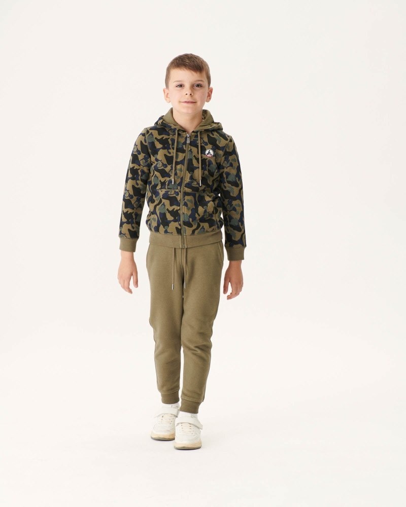 Camo Print JOTT Tijuana Kids' Hoodie | XVN-3407