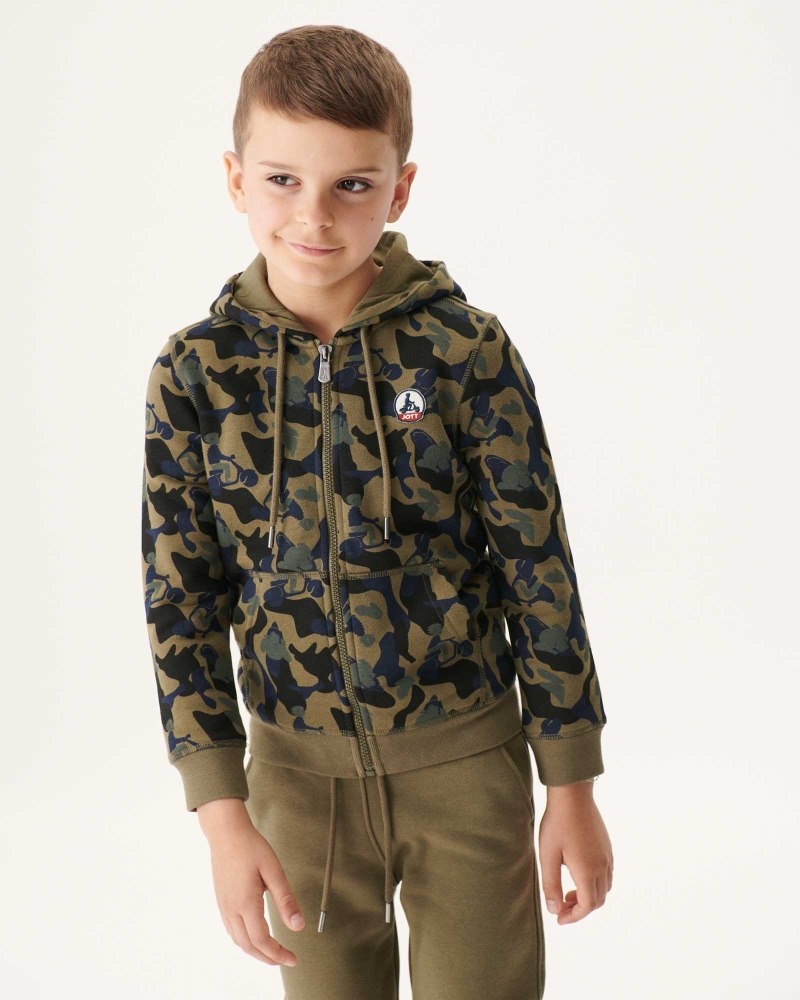 Camo Print JOTT Tijuana Kids\' Hoodie | XVN-3407