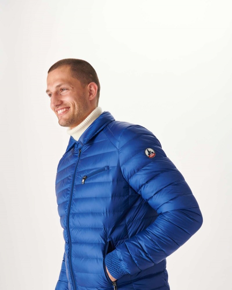 Dark Blue JOTT James Men's Down Jackets | TIP-7090