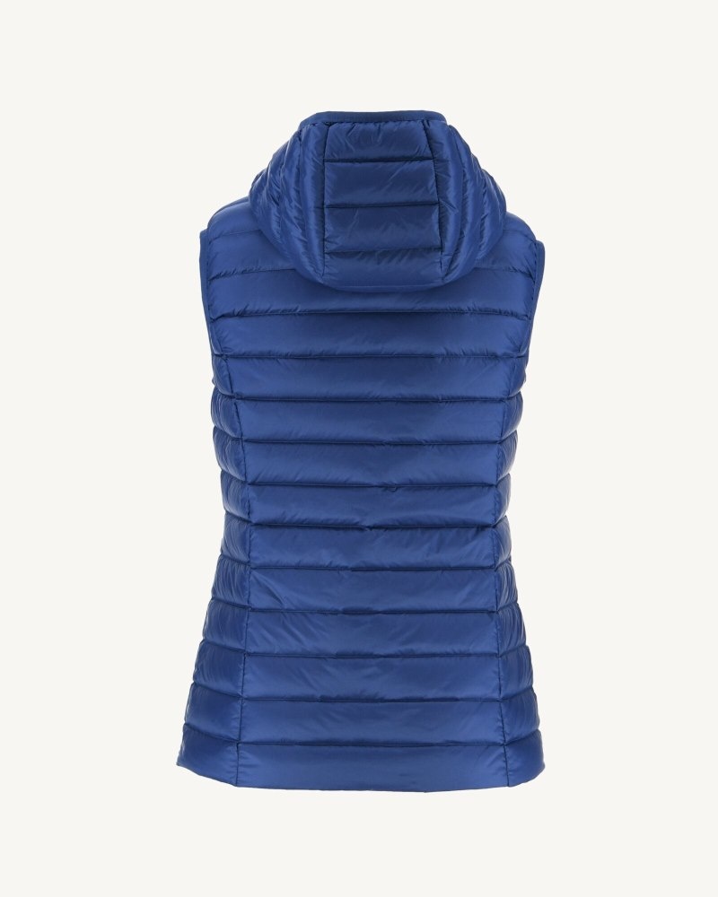 Dark Blue JOTT Mali Light Sleeveless Women's Padded Jackets | WDC-1642