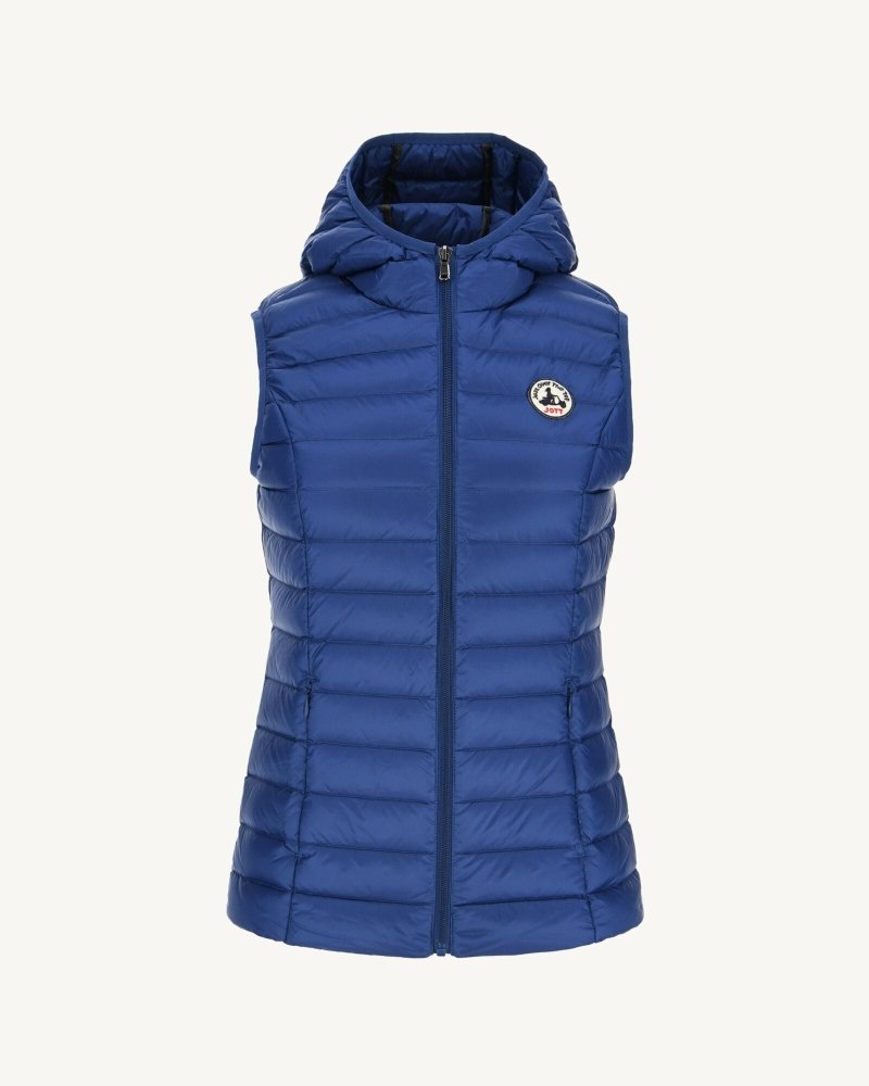 Dark Blue JOTT Mali Light Sleeveless Women\'s Padded Jackets | WDC-1642