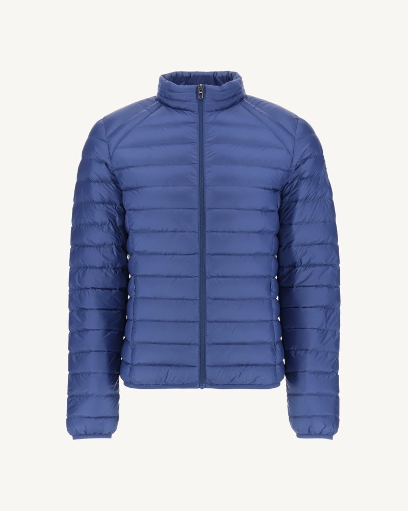 Dark Blue JOTT Mat Light Men's Down Jackets | DAD-7423