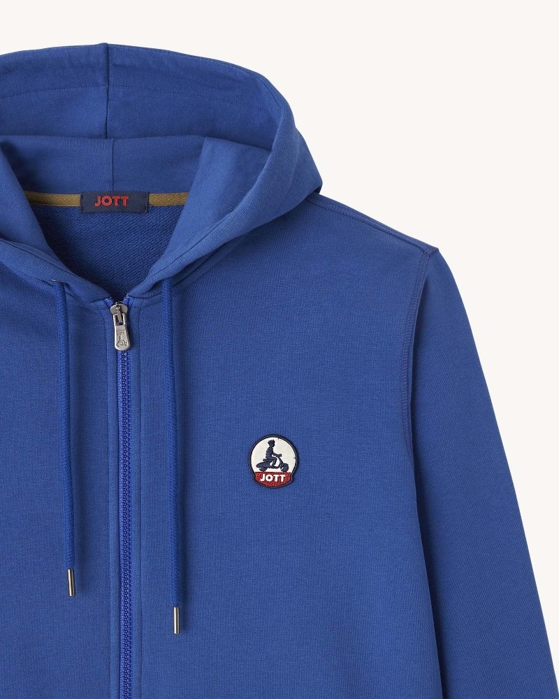 Dark Blue JOTT Mexico Men's Hoodie | RXH-6118