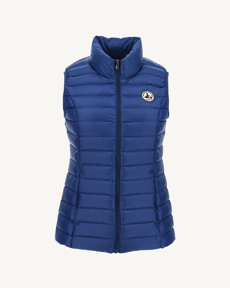 Dark Blue JOTT Seda Light Sleeveless Women's Down Jackets | CJA-6523