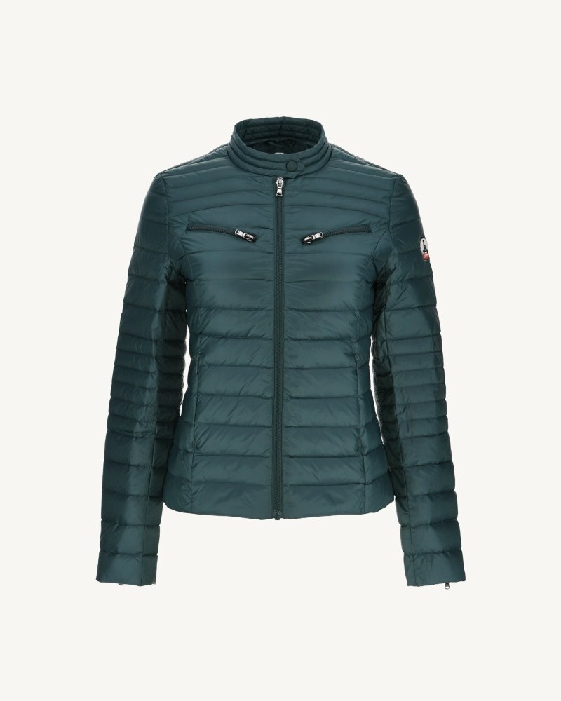 Dark Green JOTT Nina Light Women's Down Jackets | BXT-5371