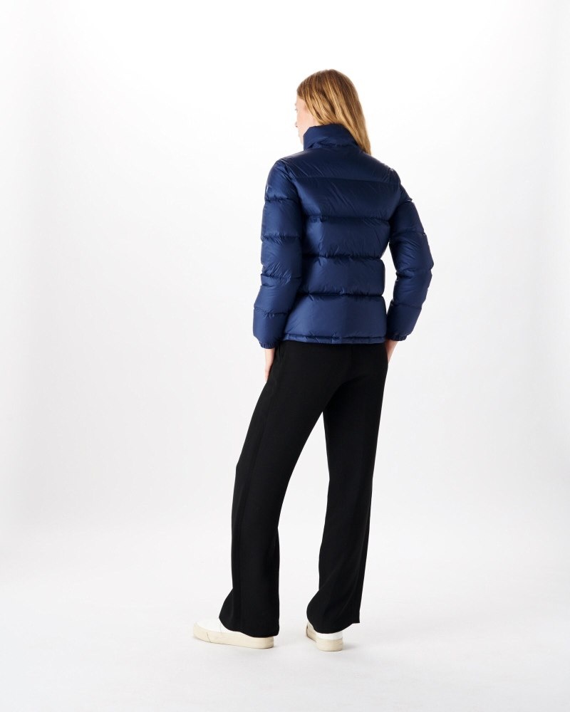 Deep Blue JOTT Cardiff Great Cold Quilted Women's Down Jackets | KCU-2425