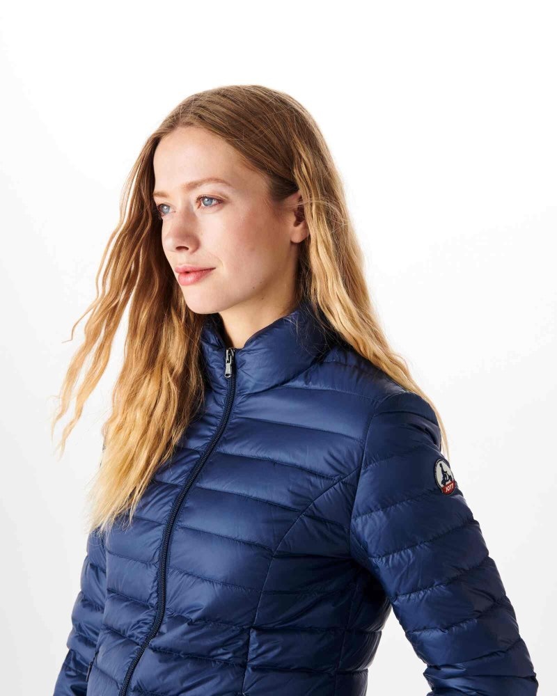 Deep Blue JOTT Cha Light Women's Down Jackets | IUW-7115