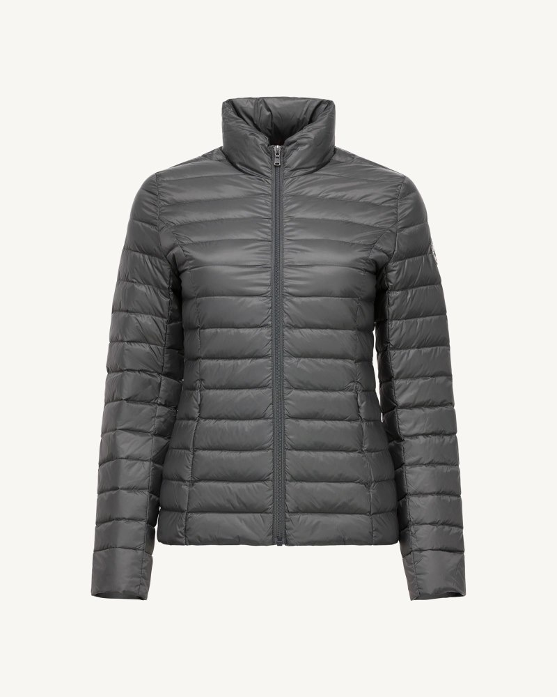 Deep Grey JOTT Cha Lightweight Women's Down Jackets | TDG-7503