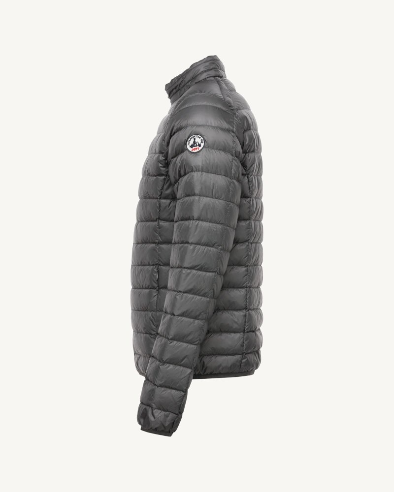 Deep Grey JOTT Light Mat Men's Down Jackets | HCM-5204