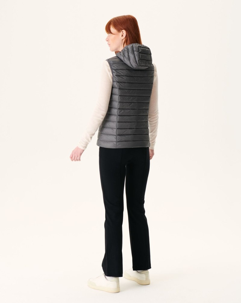 Deep Grey JOTT Mali Light Sleeveless Women's Down Jackets | NMF-1332