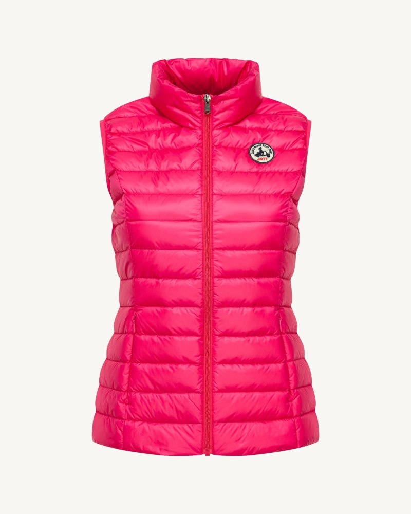 Fushia JOTT Seda Light Sleeveless Women\'s Down Jackets | UIL-9751