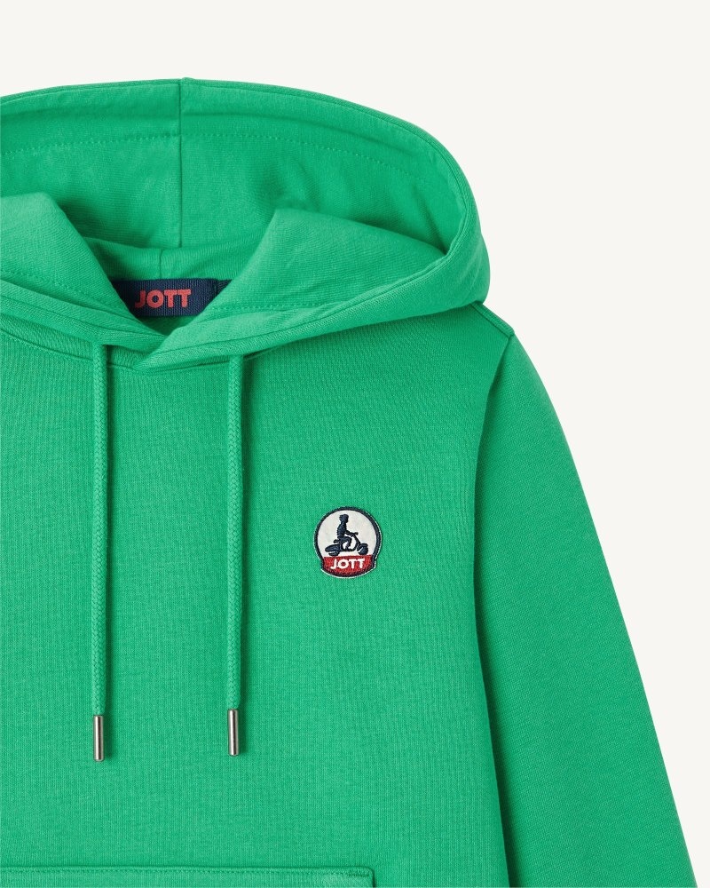 Green JOTT Bilbao Kids' Hoodie | DOV-9126