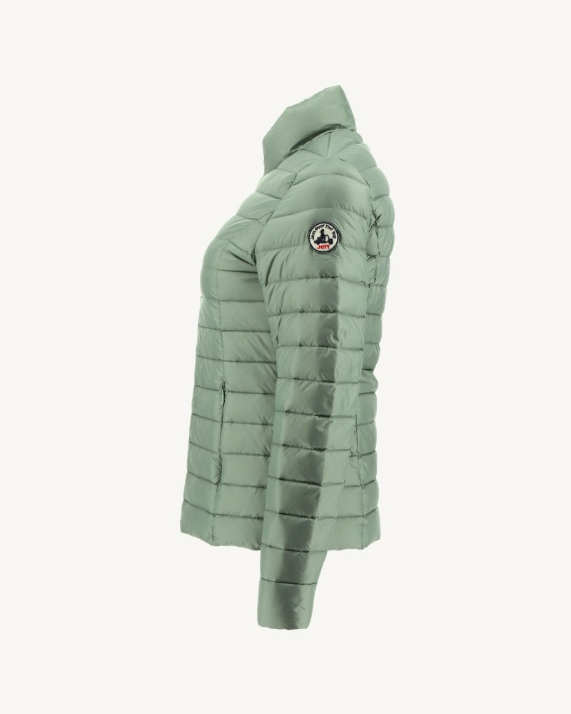 Green JOTT Cha Lightweight Women's Down Jackets | KCB-1998