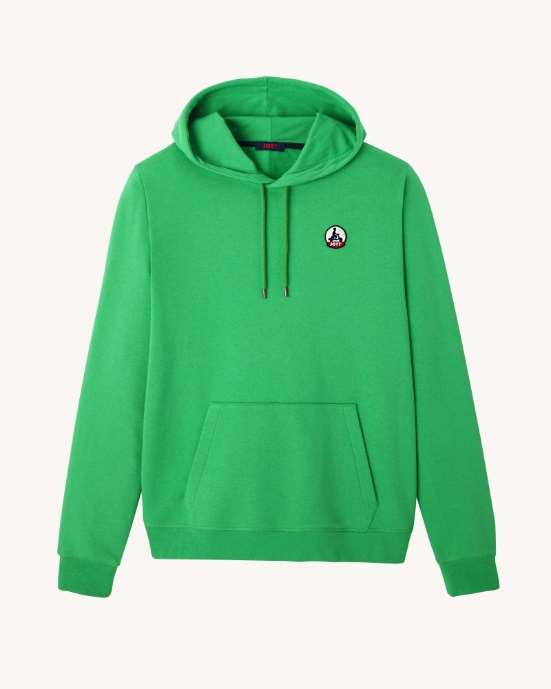 Green JOTT Mataro Men's Hoodie | TTD-2159